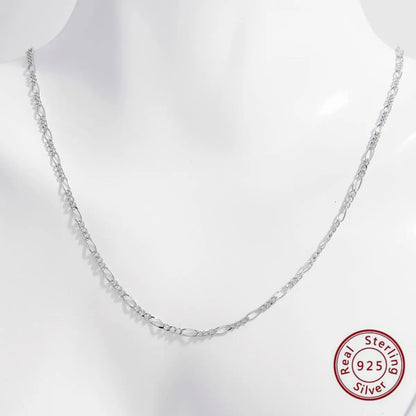 Elegant Basic Necklace Sterling Silver Plating Hollow Out White Gold Plated Rhodium Plated Necklace