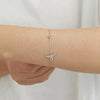 Elegant Bee Sterling Silver Plating Zircon Bracelets