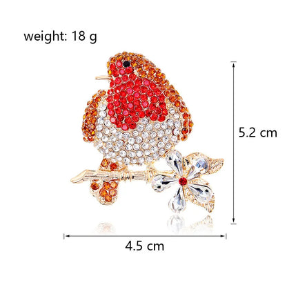 Elegant Bird Alloy Unisex Corsage