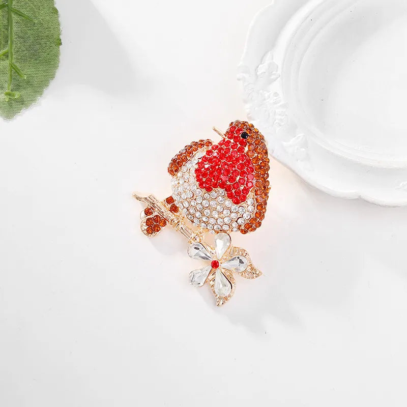 Elegant Bird Alloy Unisex Corsage