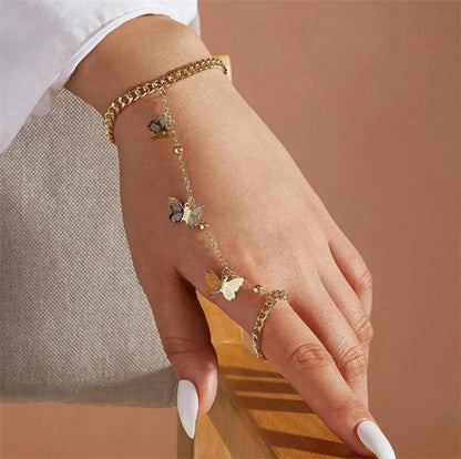 Elegant Bow Knot Alloy Plating Artificial Pearls Women'S Charm Ring