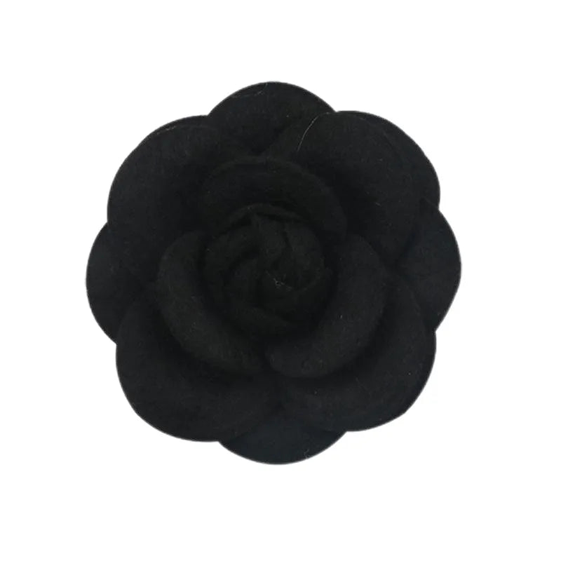 Elegant Camellia Imitation Pearl Unisex Brooches