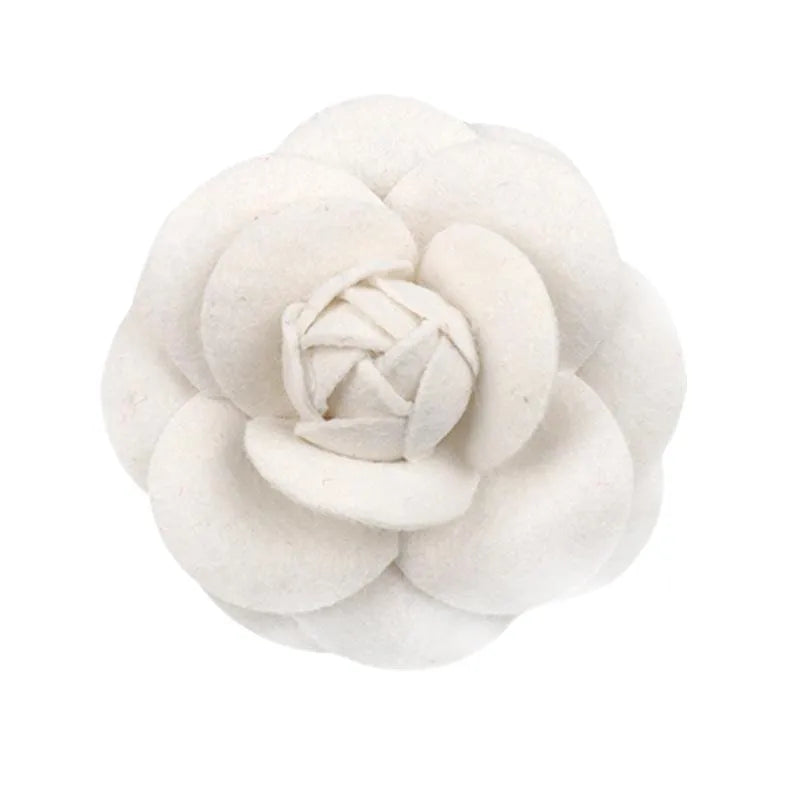 Elegant Camellia Imitation Pearl Unisex Brooches