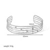 Elegant Circle 304 Stainless Steel Zircon Bangle In Bulk
