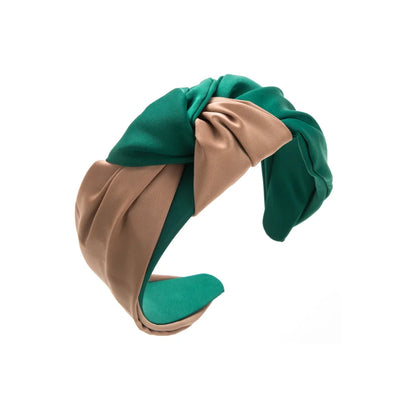 Elegant Color Block Cloth Sewing Hair Band