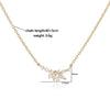 Elegant Copper Flower Petal Pendant Choker Necklace For Women With Zirconia Design And O Word Chain