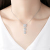 Elegant Copper Necklace With Zircon Inlay Simple Short Collarbone Chain For Women Refined Fashion Jewelry Gift