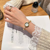 Elegant Crystal Alloy Bracelet Quartz Watch For Women With Round Dial