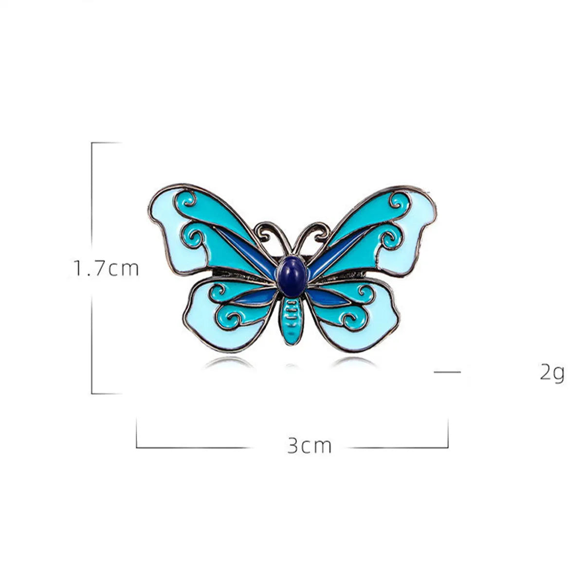 Elegant Cute Butterfly Alloy Women'S Brooches