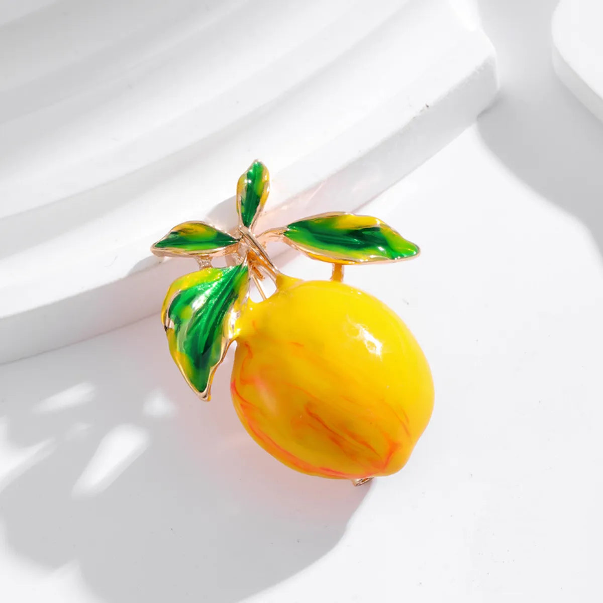 Elegant Cute Plant Fruit Bicycle Alloy Women'S Brooches