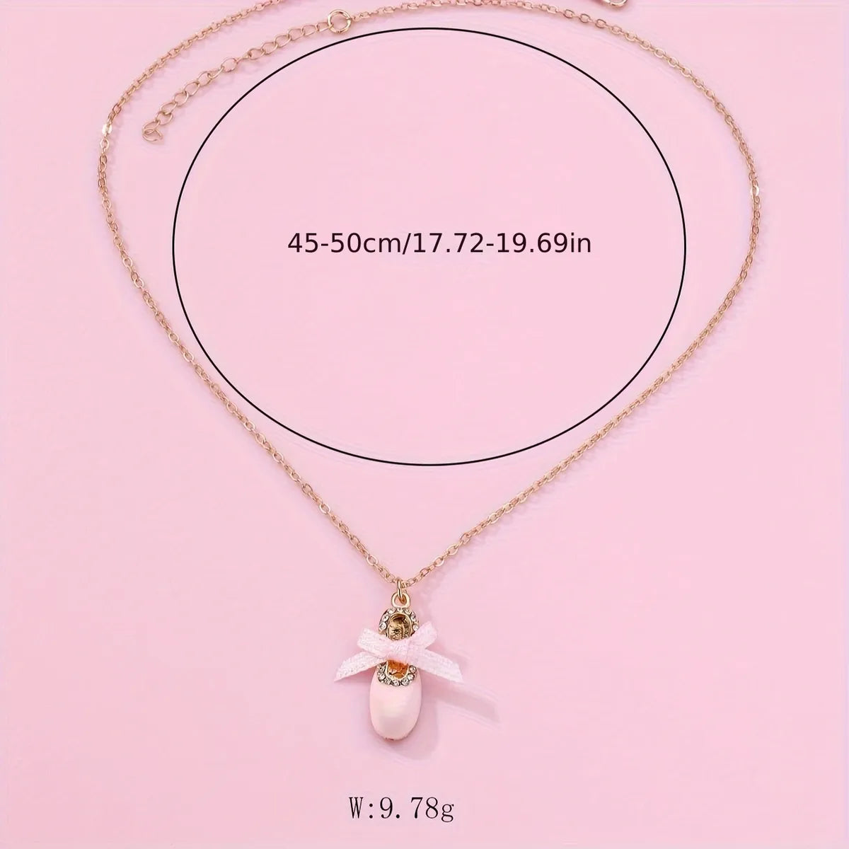 Elegant Cute Simple Style Dance Shoe Alloy Zinc Wholesale Pendant Necklace