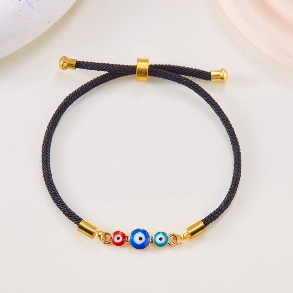 Elegant Devil'S Eye Palm Infinity Alloy Wholesale Bracelets