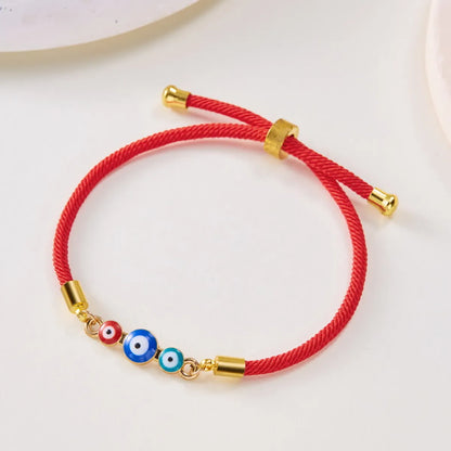 Elegant Devil'S Eye Palm Infinity Alloy Wholesale Bracelets