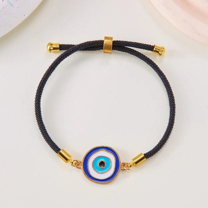 Elegant Devil'S Eye Palm Infinity Alloy Wholesale Bracelets