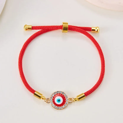 Elegant Devil'S Eye Palm Infinity Alloy Wholesale Bracelets