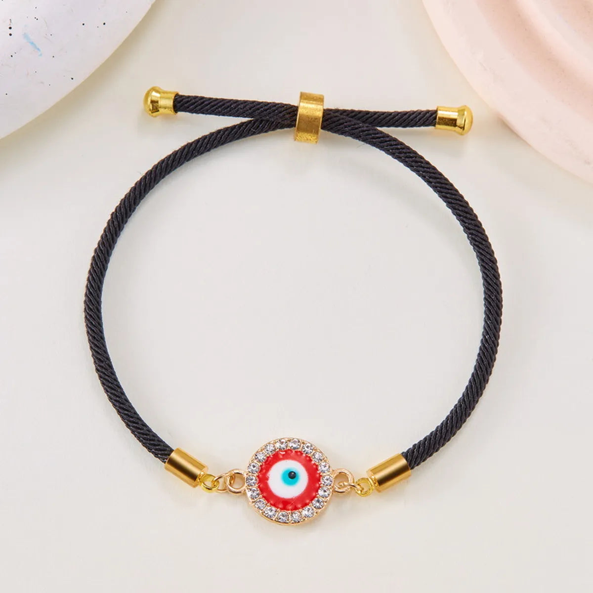 Elegant Devil'S Eye Palm Infinity Alloy Wholesale Bracelets