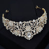 Elegant Diamond Embellished Alloy Crown Hair Accessory For Women Bridal Wedding Ceremony And Party Headpiece