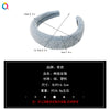 Elegant Faux Mink Plush Headband For Women Handmade Geometric Warm Hair Accessory For Autumn And Winter