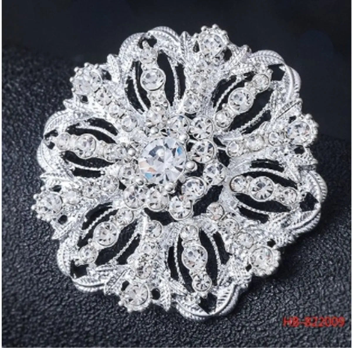 Elegant Flower Alloy Inlay Zircon Women'S Brooches