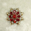 Elegant Flower Alloy Zircon Women'S Brooches