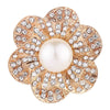 Elegant Flower Butterfly Bird Alloy Inlay Artificial Pearls Rhinestones Women'S Brooches