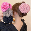 Elegant Flower Cloth Hair Claws