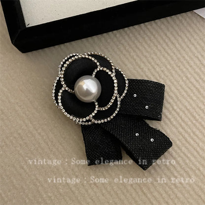 Elegant Flower Imitation Pearl Plating Women'S Brooches