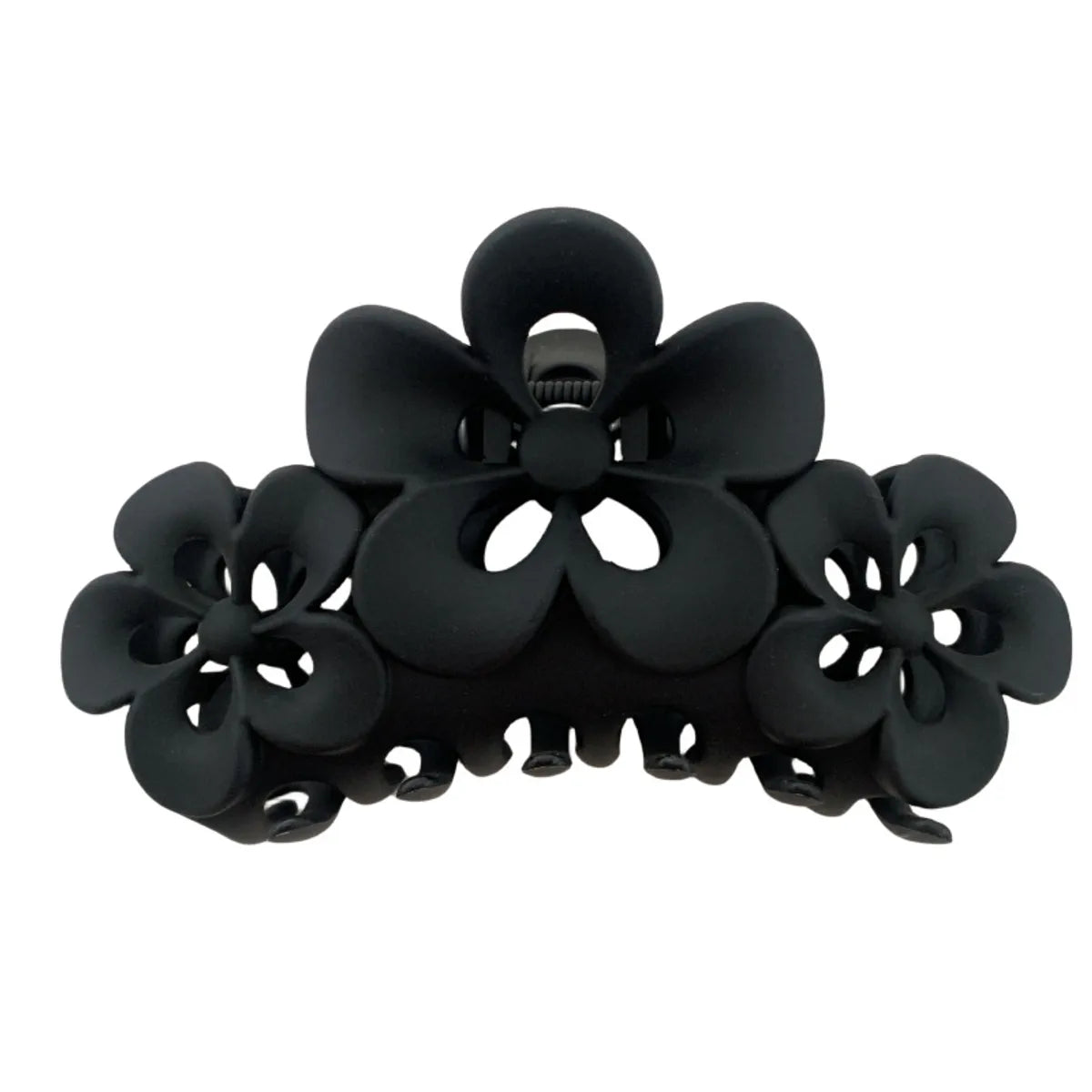 Elegant Flower Plastic Hair Claws