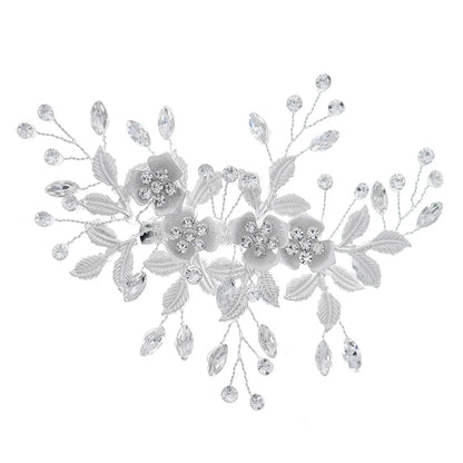 Elegant Flower Rhinestone Inlay Rhinestones Hair Clip