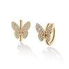 Elegant Geometric Bowknot Earrings For Women Copper Electroplated With Zirconia High End Everyday Fashion Jewelry