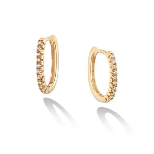Elegant Geometric Bowknot Earrings For Women Copper Electroplated With Zirconia High End Everyday Fashion Jewelry