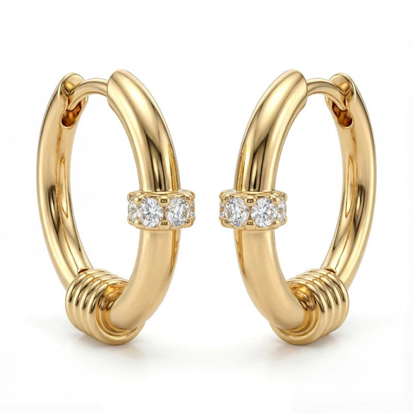 Elegant Geometric Bowknot Earrings For Women Copper Electroplated With Zirconia High End Everyday Fashion Jewelry