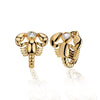 Elegant Geometric Bowknot Earrings For Women Copper Electroplated With Zirconia High End Everyday Fashion Jewelry