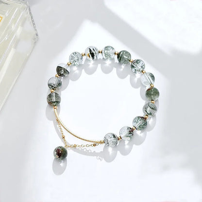 Elegant Geometric Crystal Beaded Women'S Bracelets