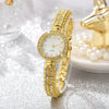 Elegant Geometric Horseshoe Buckle Quartz Women'S Watches