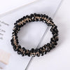 Elegant Geometric Imitation Pearl Rhinestone Hair Tie