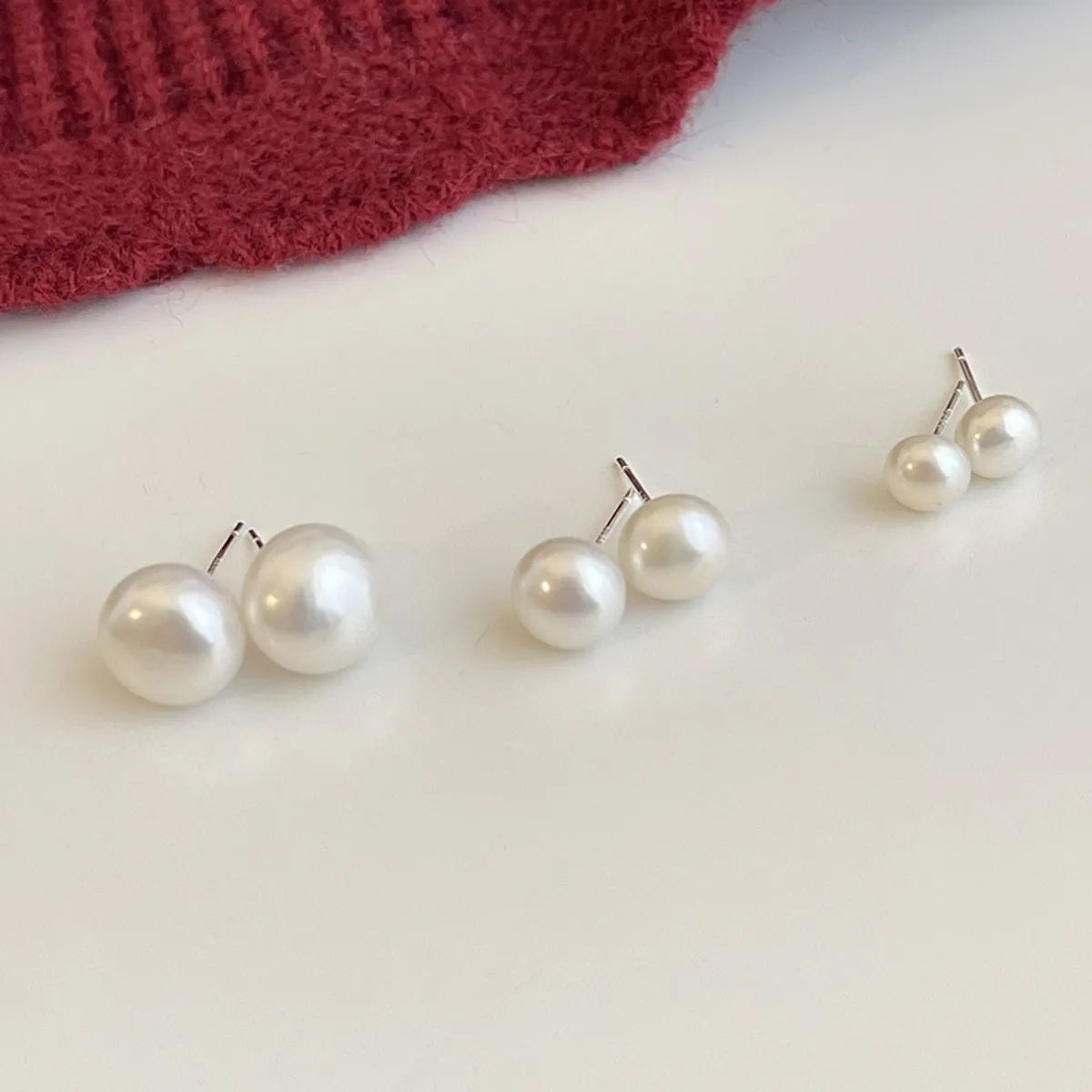 Elegant Geometric Imitation Pearl Women's Earrings 1 Pair