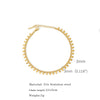 Elegant Geometric Round Pendant Clavicle Chain Unisex Minimalist Necklace