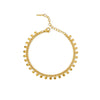Elegant Geometric Round Pendant Clavicle Chain Unisex Minimalist Necklace