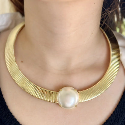 Elegant Geometric Solid Color Alloy Wholesale Choker