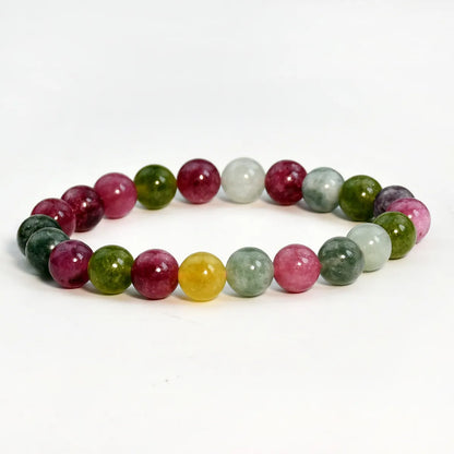 Elegant Geometric Solid Color Natural Stone Bracelets In Bulk