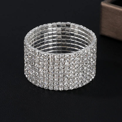 Elegant Glam Lady Geometric Rhinestones Alloy Wholesale Rings Bracelets Anklet