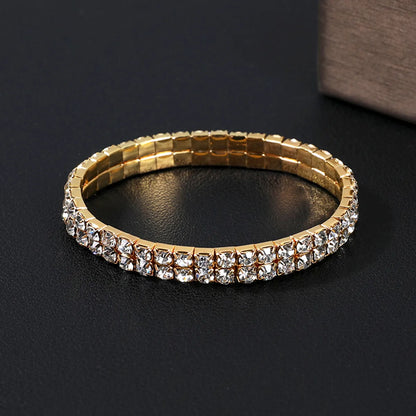 Elegant Glam Lady Geometric Rhinestones Alloy Wholesale Rings Bracelets Anklet