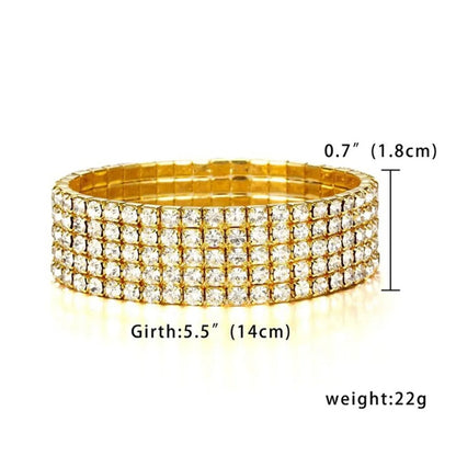 Elegant Glam Lady Geometric Rhinestones Alloy Wholesale Rings Bracelets Anklet