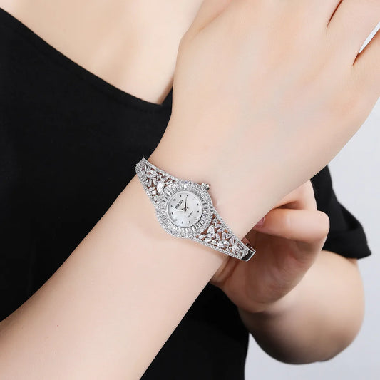 Elegant Glam Luxurious Solid Color Opening Quartz Women'S Watches