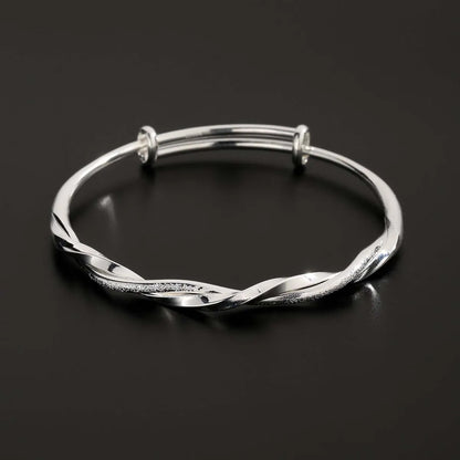 Elegant Glam Modern Style Round Titanium Steel Bangle In Bulk