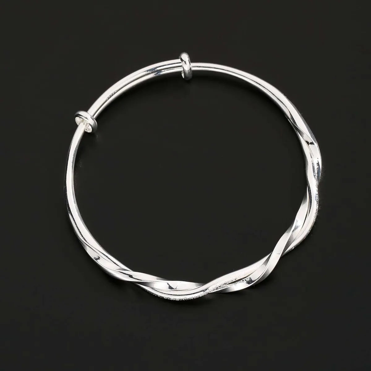 Elegant Glam Modern Style Round Titanium Steel Bangle In Bulk