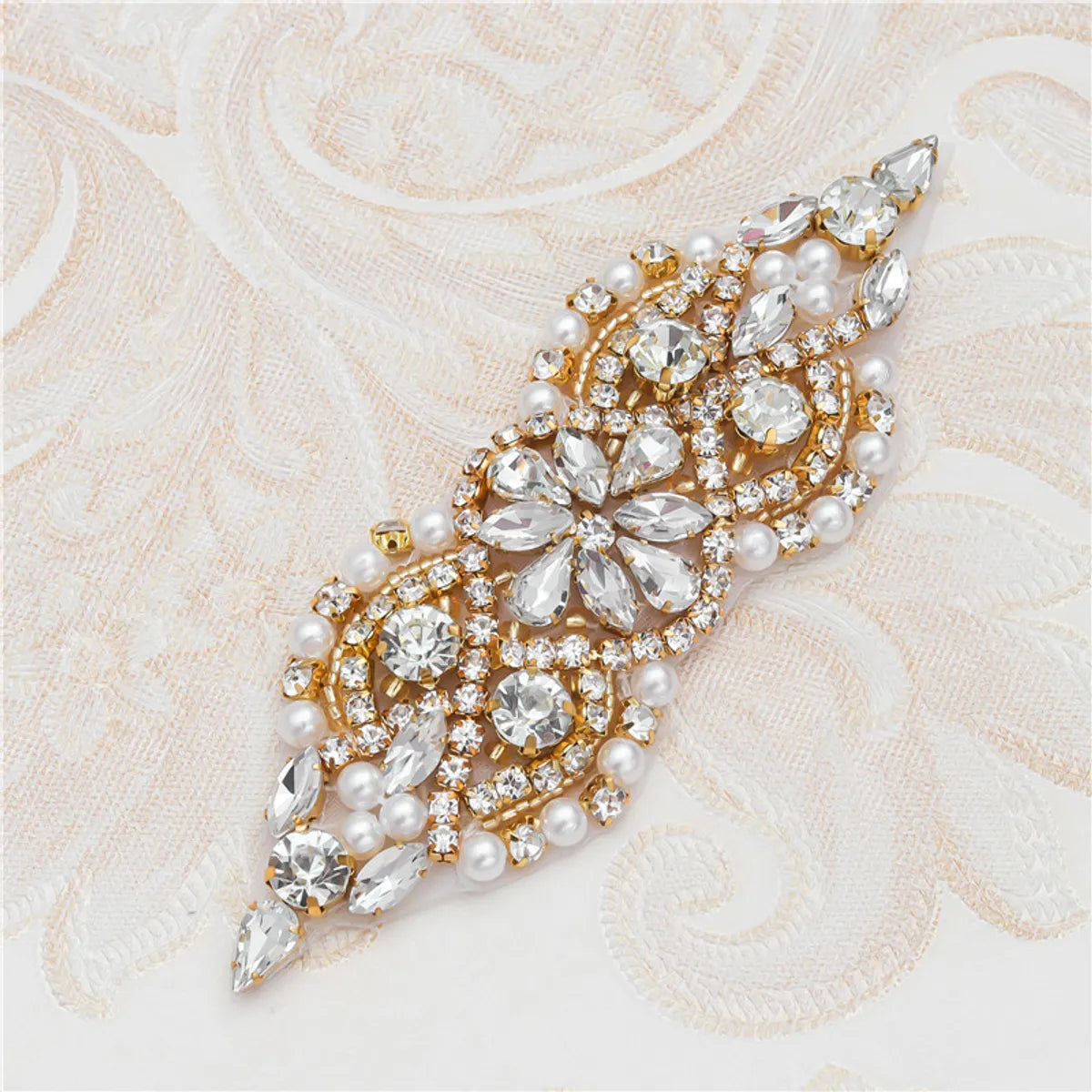 Elegant Glam Solid Color Alloy Diamond Women'S Light Diamond Patch 1 Piece