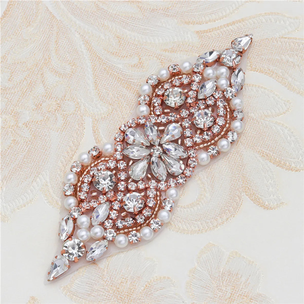 Elegant Glam Solid Color Alloy Diamond Women'S Light Diamond Patch 1 Piece