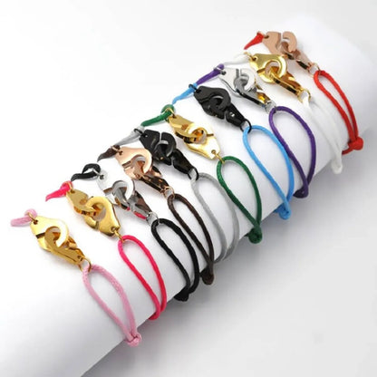 Elegant Handcuffs Stainless Steel Rope Plating Braid 18k Gold Plated Bracelets